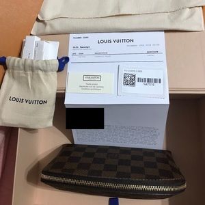 Louis Vuitton Cosmetics Pouch Damien Ebene!